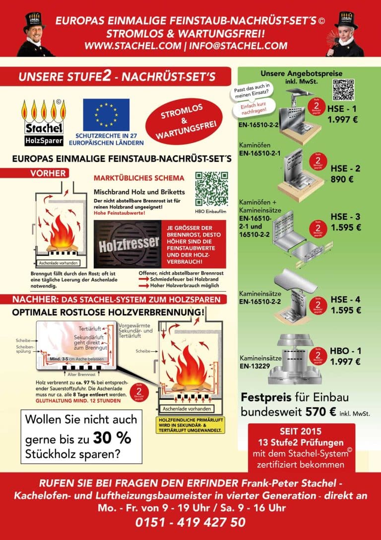 Flayer für HSE Nachrüstsetz von Stachel mit Preisen